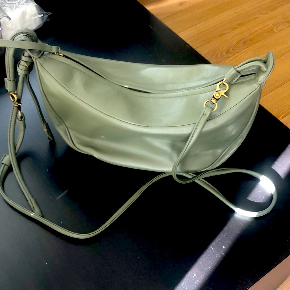 Anthropologie Crossbody purse bag olive